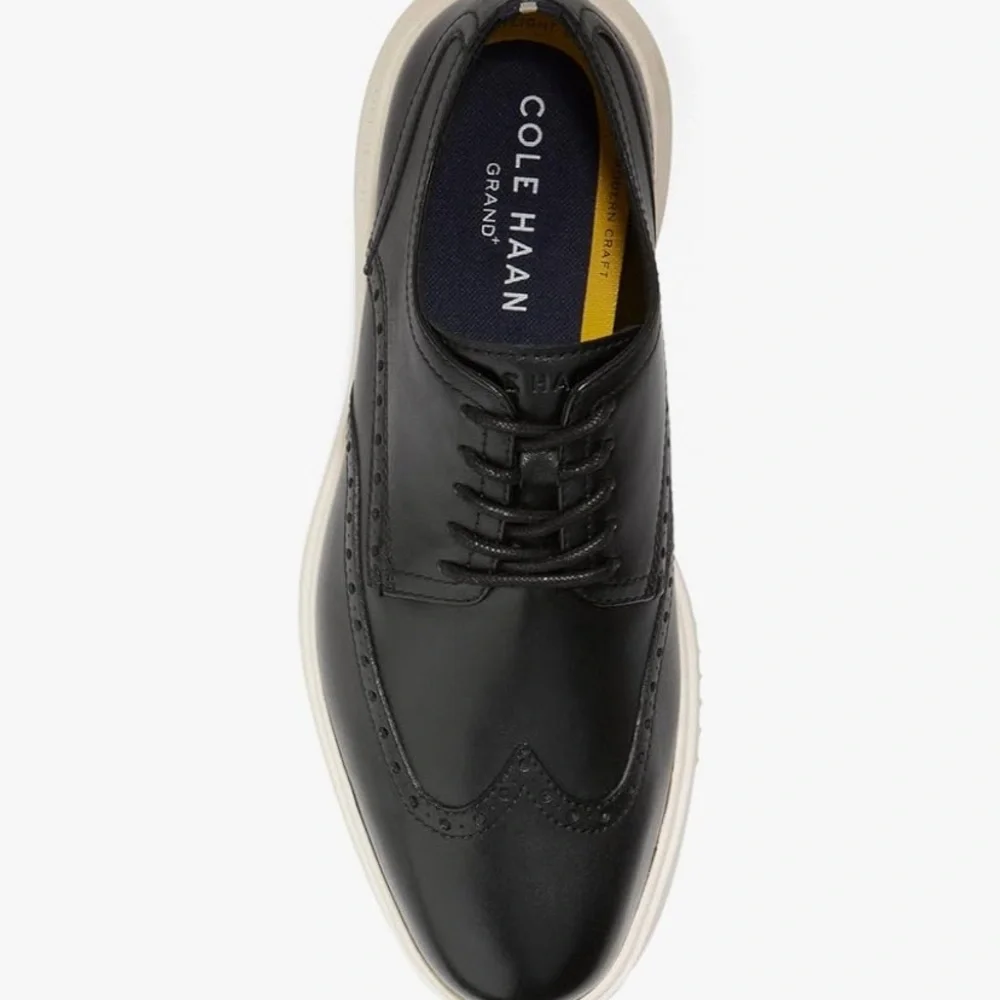 Cole Haan Men's Black and White Oxford Shoes